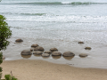 Moeraki Boulders Beach/Nouvelle Zélande