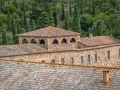 Fontfroide/ Vue des jardins en terrasse