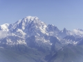 La Plagne, La roche de Mio, Mont Blanc