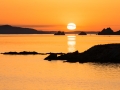 Plage d'argent / levé de soleil