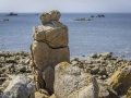 Port Blanc/ Couple Granit tourné vers l'horizon