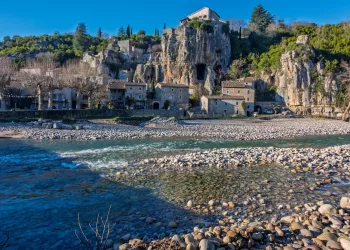 Ardeche, Auvergne Rhône Alpes, France, Labeaume