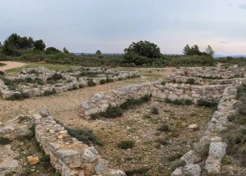 Bouches du Rhône, France, Oppidum, Provence Alpes Cote d'Azur, Ventabren