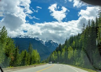 on the road