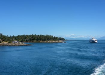 Direction l'île de Vancouver